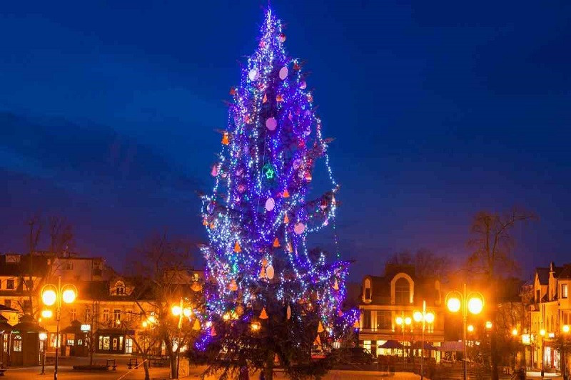 Cây thông Noel mang phong cách đáng yêu với các phụ kiện hình nhân vật hoạt hình