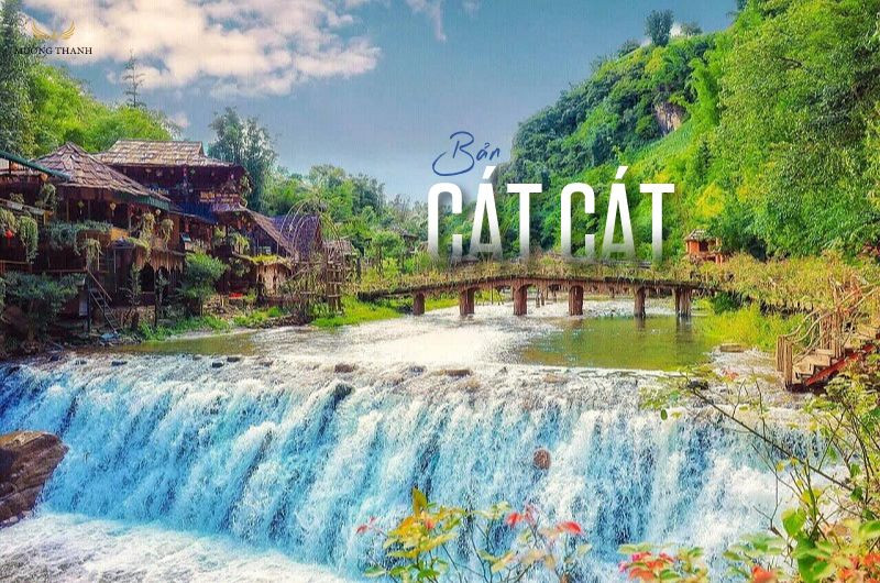Bản Cát Cát với kiến trúc nhà gỗ truyền thống