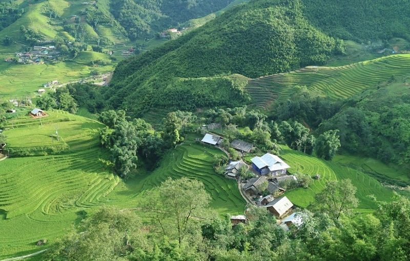 Bản Giàng Tả Chải với những thửa ruộng bậc thang