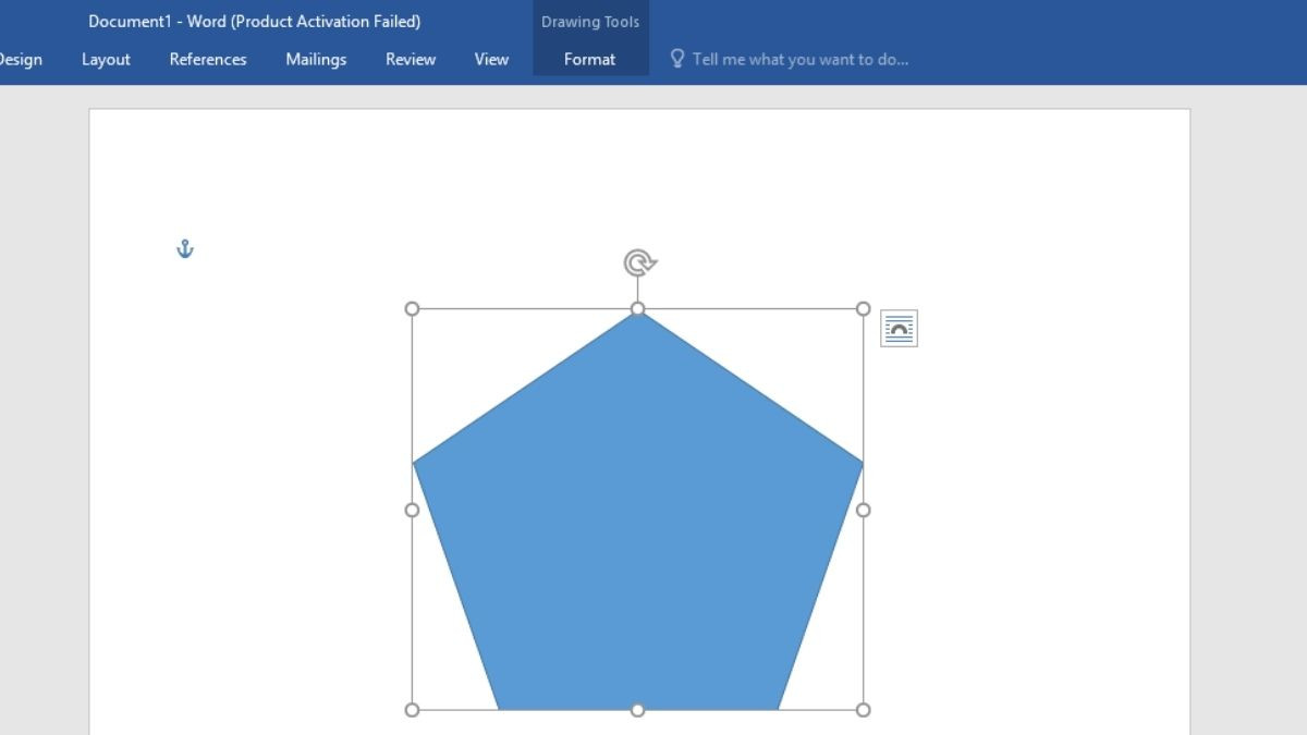 Bước 2: Cách chèn hình ảnh vào Shape trong Word