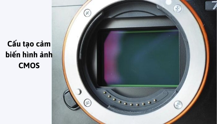 Sơ đồ cấu tạo chi tiết của cảm biến CMOS