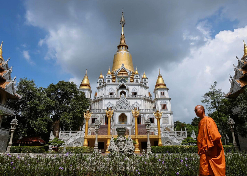 Tòa bảo tháp Gotama Cetiya uy nghiêm, lộng lẫy