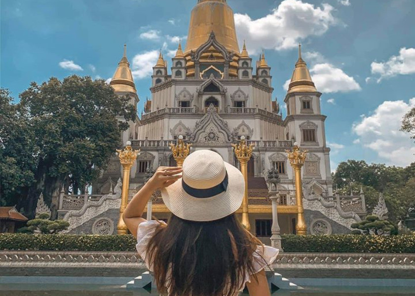 Check in ngôi chùa Thái Lan Quận 9 - chùa Bửu Long
