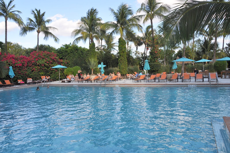 Góc nhìn từ ban công resort ra bãi biển và những hàng dừa