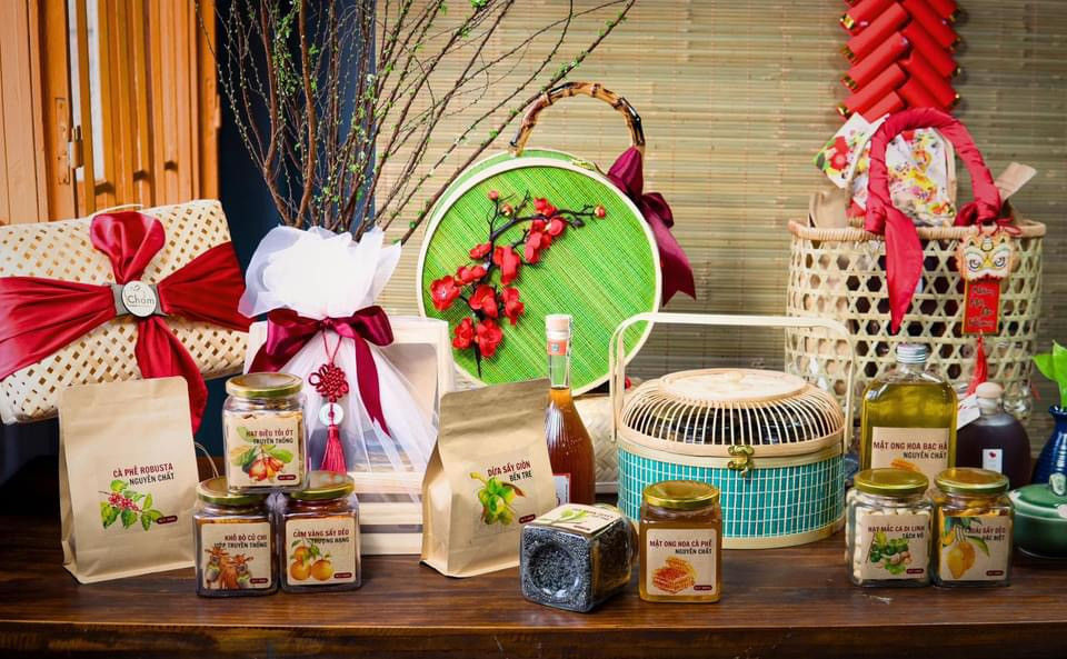 Tuyển tập 100+ hộp tre, giỏ tre đựng quà Tết sản xuất tại làng nghề Mây tre Đan Trà