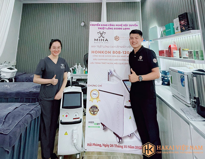 Triệt lông diode laser vĩnh viễn cho spa