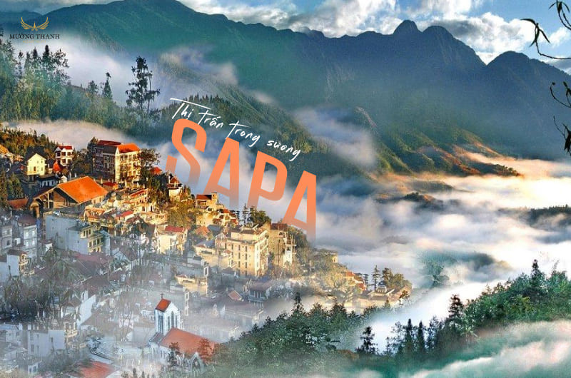 Thị trấn Sapa ẩn hiện trong sương