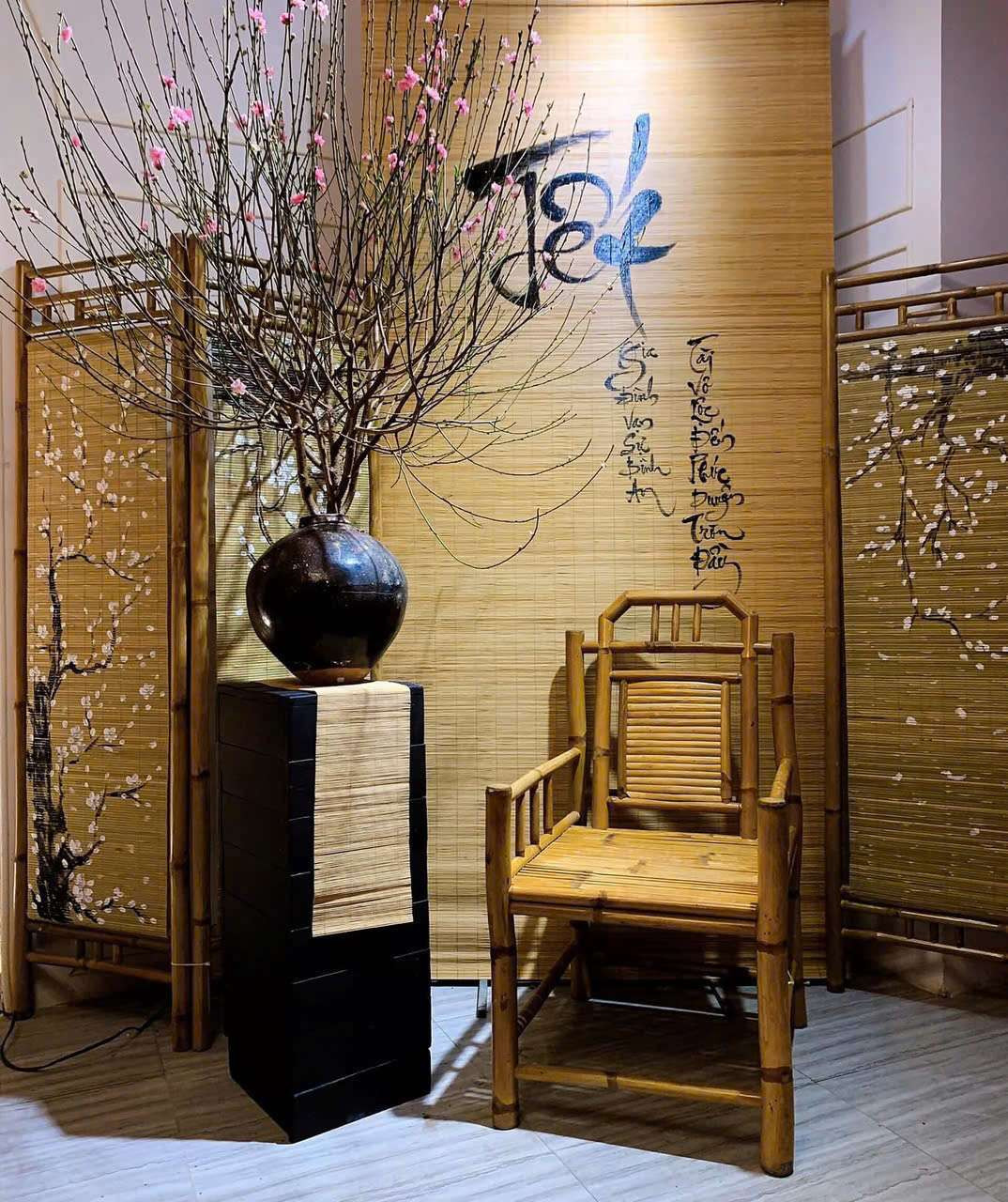 Decor Tết theo hướng mộc mạc, giản dị mang vẻ đẹp truyền thống