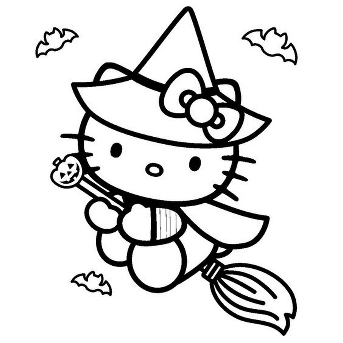 Hello Kitty đang cầm kem tươi