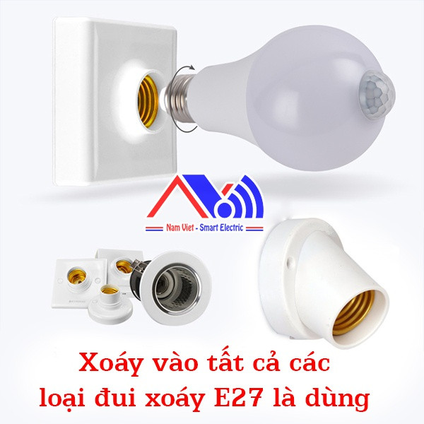 Bóng đèn cảm ứng chuyển động 12W siêu sáng, tiết kiệm điện