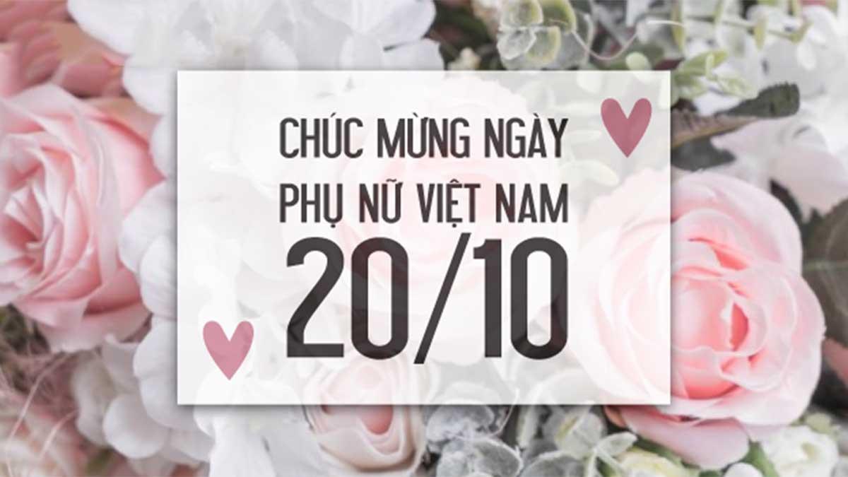 Những lời chúc mừng 20/10 ý nghĩa
