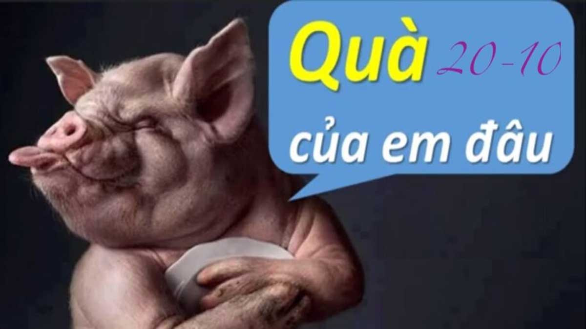 Hình ảnh 20/10 ngộ nghĩnh, đáng yêu