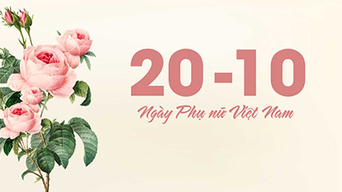 Thiết kế ảnh 20/10 giản đơn, ấm áp cho mẹ