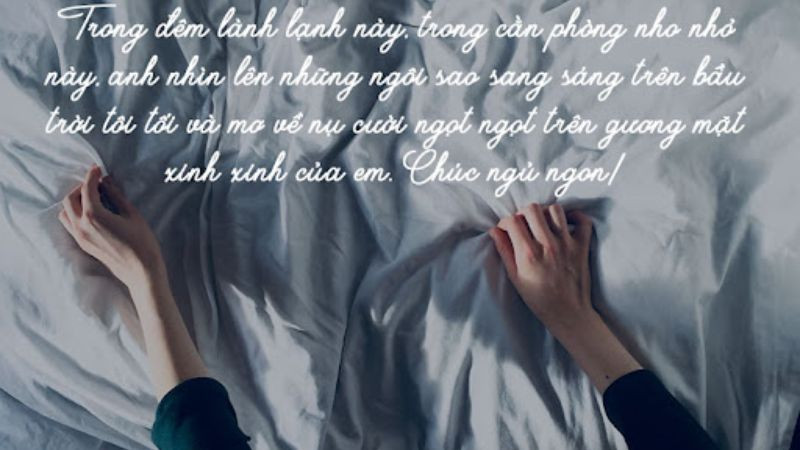 Thể hiện sự quan tâm qua ảnh chúc ngủ ngon